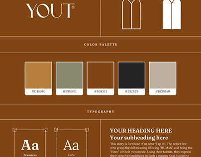 YOUT brand style guide by Mae
